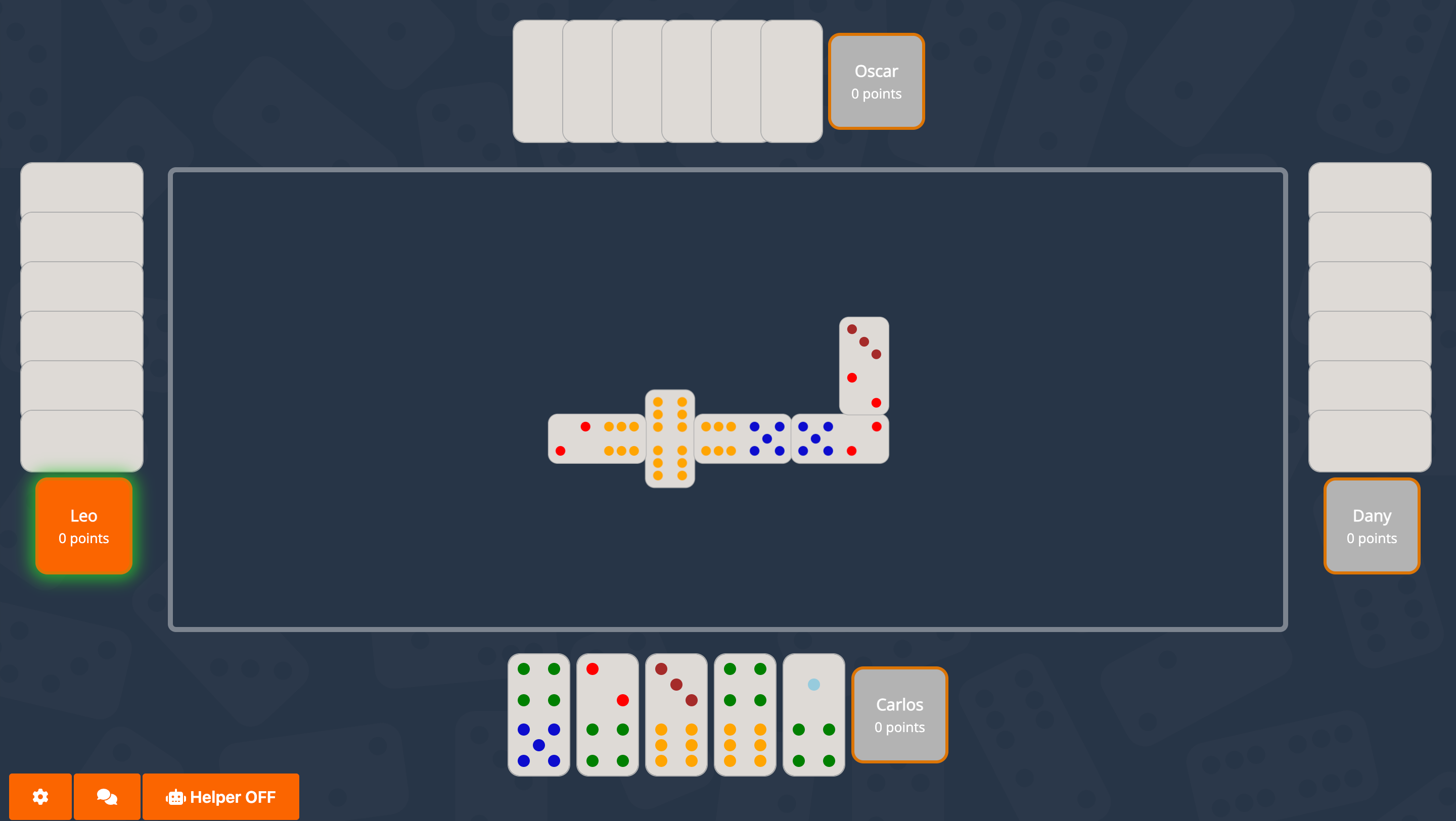 dominoes.mx dropped domino result